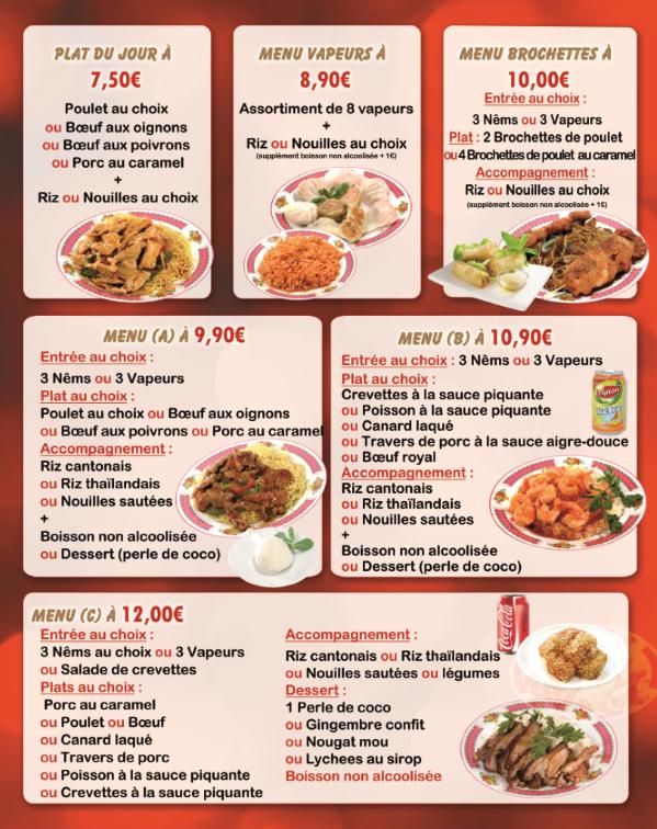 Le Gourmet de Bussy - Menu Image 1